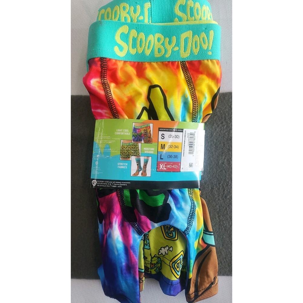Scooby-Doo Men's Character 2-Pack Boxer Brief and Crew Sock Set Size M - Picture 3 of 5